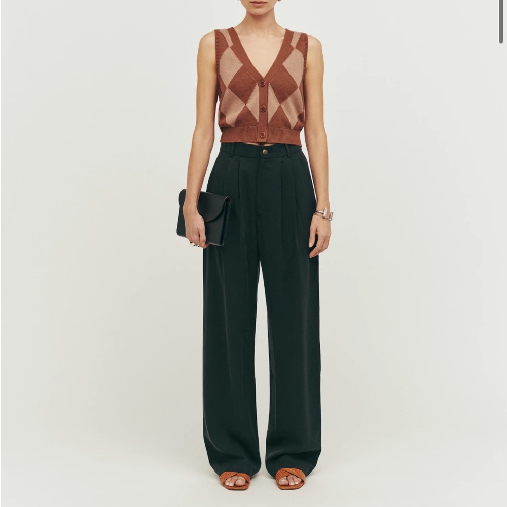 Reformation Mason Pant Black